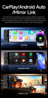 6.28-Inch Single Din Multimedia Player for Universal Vehicles
