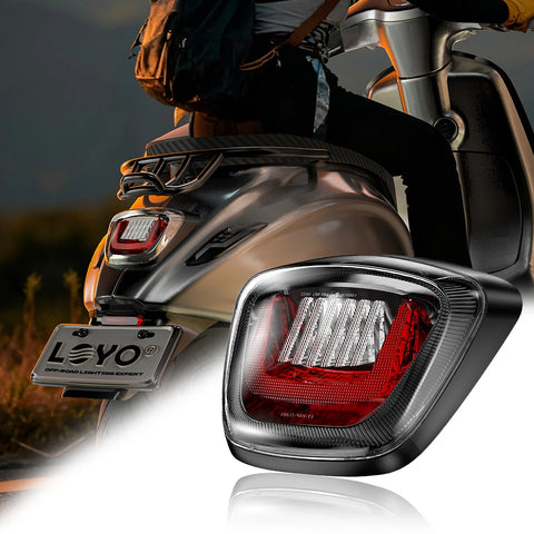 Emark Spring Sprint 2020-2025 Led Tail Light LED Brake Light Turn Signal Warning Rear Lamp 12V DRL Motorcycle Accessories Car