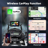 Portable Wireless CarPlay Moto GPS Navigation Screen Car Interior Accessory EKIY