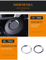 Steering Wheel Logo Trim for Smart 453
