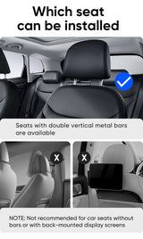 Car Seat Neck Pillow Lumbar Support Set - Universal Ergonomic Headrest for Driving Comfort Car Interior Accessory OEM