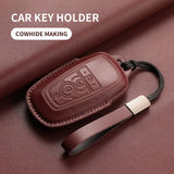 Leather car key case cover for 5 Ford models Car Interior Accessory OEM