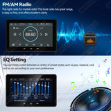 7 Inch Marine Radio with Wireless CarPlay for ATV Android Head Unit AKAMATE