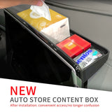 Smabee Car Dashboard Tray for VW ID.4 ID4 Center Console Display Storage Box Hidden Tray Behind Screen Accessories Organizer