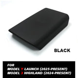 TPE Soft Case Center Console Lid Armrest Cover for Tesla Model 3 Highland 2024 and Model Y Juniper Launch 2025-2026
