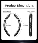 Carbon Fiber Steering Wheel Cover for Audi A4 A6 Q5