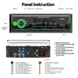 1Din Bluetooth 5.0 MP3 Car Stereo Universal