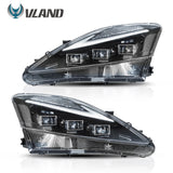 Matrix Headlights Blue DRL for Lexus IS250 IS350