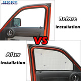 Aluminum Sunshade Set for Dodge Nitro 2007 Car Interior Accessory HEBE