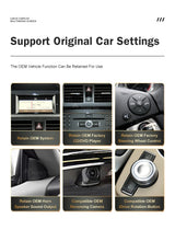 10.25-Inch Wireless CarPlay Android Auto Display for Benz GLK