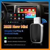2-in-1 Wireless CarPlay and Android Auto Adapter for Cars