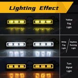 2-in-1 LED Fog Lights with DRL for Toyota Tacoma 2024-2025 LED Ambient Light MAGIC COLORM