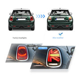 LED Taillights for Mini Cooper F55 F56 2014-19 Car Interior Accessory Vland