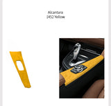 For BMW 4 Series F32 F33 F36 Center Console Multimedia Panel Trim Frame Sticker Car Interior Tuning Accessory Made of Alcantara