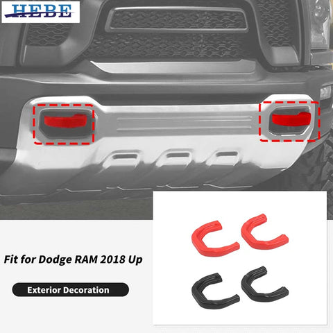 TPE Front Bumper Hook Cover for Dodge RAM TRX 2018 Car Interior Accessory HEBE