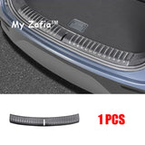 For BYD TANG EV TANG 2024 2025 2026 Car Carbon Fiber ABS Rear Bumper Door Sill Plate Stickers Protector Cover Trim Accessorie