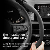Anti-Slip Suede Steering Wheel Cover for Alfa Romeo Car Interior Accessory Hocasen