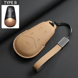 Leather Car Remote Key Case Cover For Voyah Dream PHEV 2024