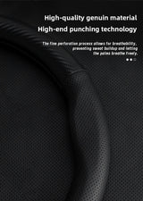 Breathable Carbon Fiber Steering Cover for Perodua