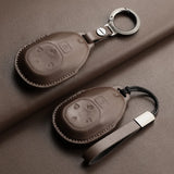 Leather Car Key Case Cover For GAC GS4 GM8 GA4 GS5 GS3 GA3 GA6 SGS7 Trumpchi E8 E9 MPV S7 E8 E9 GN8 M8 GM8 Remote Key Case Sh