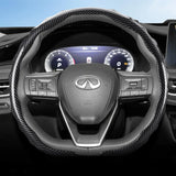 Carbon Fiber Texture Steering Cover for Infiniti