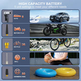 1500A Peak Car Battery Starter Kit with Air Compressor Jump Starter BIUBLE