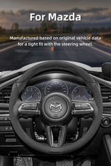 Steering Wheel Anti-Slip Cover for Mazda Models Car Interior Accessory Hocasen