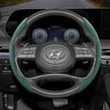 Suede Steering Wheel Cover for Hyundai Tucson & Kona