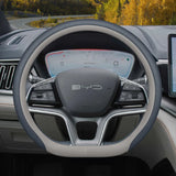 Steering Wheel Cover for BYD Song Plus SEAL U Sealion 6 DMi EV - Anti-slip Breathable Grip Sleeve Car Interior Accessory OEM