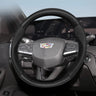 Matte Carbon Fiber Steering Wheel Cover for Cadillac