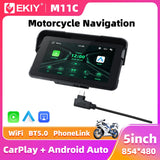 Portable Wireless CarPlay Moto GPS Navigation Screen Car Interior Accessory EKIY