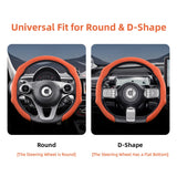 Snap-On Suede Cover for Smart Fortwo Forfour Car Interior Accessory Hocasen