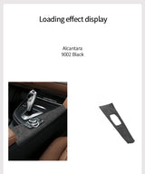 For BMW 4 Series F32 F33 F36 Center Console Multimedia Panel Trim Frame Sticker Car Interior Tuning Accessory Made of Alcantara