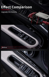 Chrome Window Switch Trim for Mini Cooper F56 Car Interior Accessory GMUNI