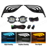 3-Color LED Fog Light DRL Cover for Toyota Camry 2021-2023 Car Interior Accessory MAGIC COLORM DRL SET A