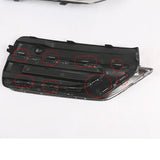 Styling Black Fog Light Frame Trim for Volvo XC90 2020 Car Interior Accessory LINGLUYANG