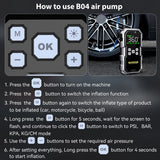 Car Jump Starter With Air Compressor, 6000A Powerful Car Battery Starting Device, LCD Screen, 21800mAh Jump Starter BSMOOM