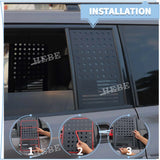 Window Trim Aluminum for Mitsubishi Pajero 2007-2021 Car Interior Accessory HEBE