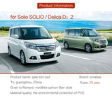 Suzuki SOLIO D2 Anti-Slip Gate Slot Cup Mat Non-Slip Door Groove Pad Interior Accessories Rubber Coaster Car Interior Accesso