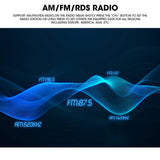 Marine Stereo Speaker Set with Bluetooth for RV Boat Car Speaker AKAMATE