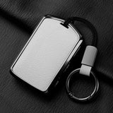 Metal and Leather Car Key Case Cover for Volvo XC40 XC60 S90 XC90 V90 2017 2018 Accessories