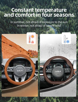 Ultra-Thin Breathable Leather Cover for Kia Rio Sportage Car Interior Accessory Hocasen