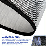 Aluminum Window Sunshade Kit for Toyota 4Runner 17-23 Car Interior Accessory HEBE