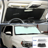 Aluminum Window Sunshade Kit for Toyota 4Runner 17-23