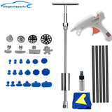 Auto Body Paintless Repair Kit Metal Reverse Hammer Suction Cup Garage Workshop Hand Tools