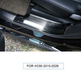 Stainless Steel Door Stop Panel for Volvo XC90 Car Interior Accessory LINGLUYANG