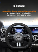 Suede Carbon Steering Wheel Cover for Mercedes