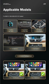 10.25-Inch Multimedia Touch Screen for BMW X1 E84 2009–2015