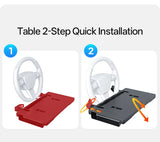 High-Grade Universal Car Steering Wheel Table Foldable Vehicle Laptop Desk Food Tray Auto Interior Accessories