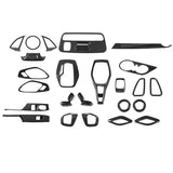 Interior Trim Carbon Fiber Set for Chevy Camaro 2017